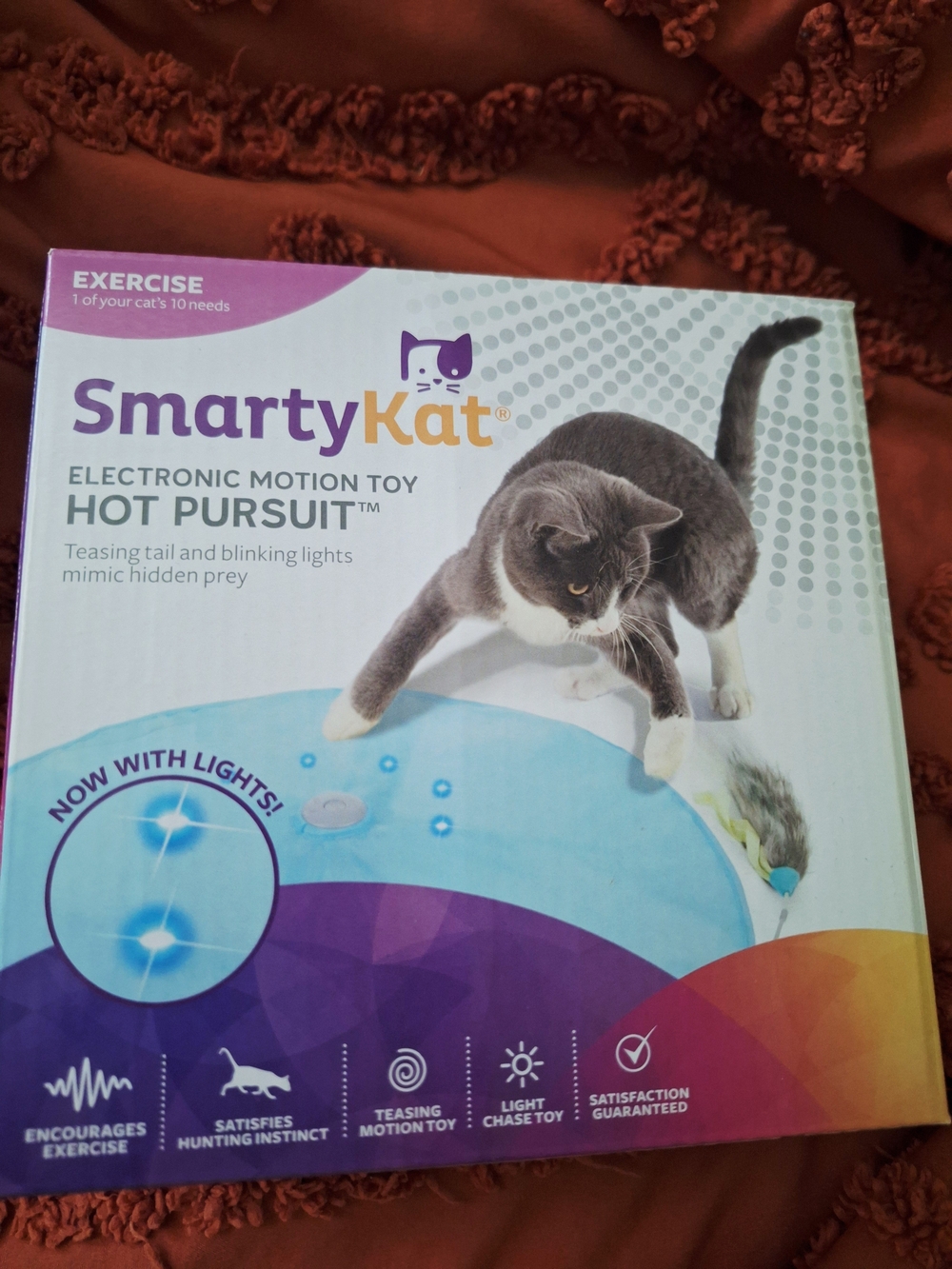 Hot Pursuit Electronic Motion Cat Toy - SmartyKat